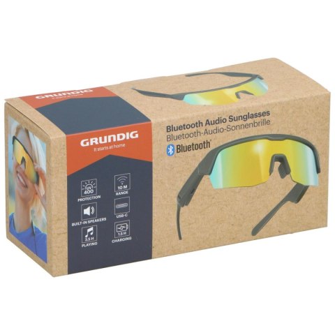 OKULARY PRZECIWSŁONECZNE BLUETOOTH UV400 Z GŁOŚNIKAMI USB-C GRUNDIG