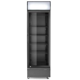 Lodówka chłodziarka barowa 1-drzwiowa z podświetlanym panelem 254 l 250 W
