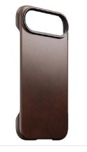 NOMAD Traditional Leather Case - skórzane etui do iPhone Air kompatybilne z MagSafe, skóra Horween (rustic brown)
