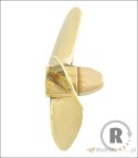 Śruba Mosiężna 3-łopatowa 20mm M2 - prawa (CW) - RABOESCH