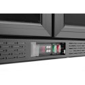 Lodówka chłodziarka barowa na napoje 2-drzwiowa LED 158 l 160 W 90x53x87 cm