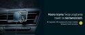 Uchwyt samochodowy Wozinsky WCT5-Q6S2Y z ładowarką indukcyjną Qi/MagSafe 15W na kratkę wentylacji z wentylatorem - czarny