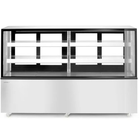 Witryna chłodnicza ekspozycyjna 2 półki 610 l 500 W 1824x677x1230 mm
