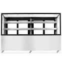 Witryna chłodnicza ekspozycyjna 2 półki 610 l 500 W 1824x677x1230 mm