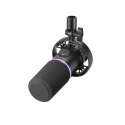 Mikrofon dynamiczny gamingowy BOYA CastMic S60 przewodowy USB XLR - czarny