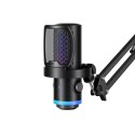 Mikrofon gamingowy BOYA CastMic G40B z ramieniem przewodowy USB-C - czarny