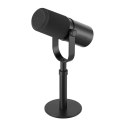 Mikrofon studyjny BOYA CastMic P60D stojący przewodowy USB XLR - czarny