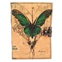 Notes Skórzany Retro Motyl - Skóra Kozia 200 stron - AH20