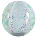 PIŁKA PLAŻOWA DMUCHANA 50CM BROKAT ZIELONY 53197