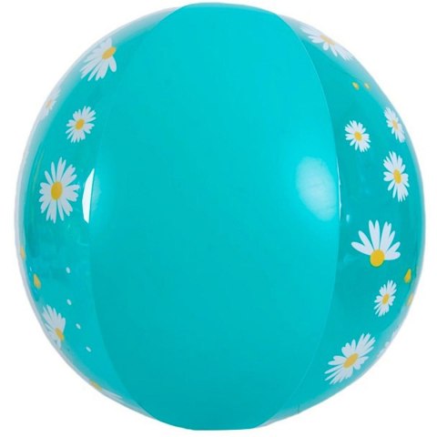 PIŁKA PLAŻOWA DMUCHANA 50CM DAISY TURKUSOWY 53174