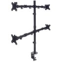 TECHLY Uchwyt na 4 monitory 13-32" LCD 8kg biurkowy obrotowy 461566