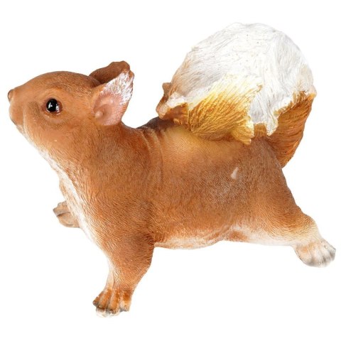 Figurka ogrodowa dekoracja ozdoba do ogrodu wiewiórka 17x10x12cm VILDE 339347-W3