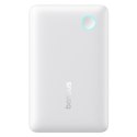 Powerbank Baseus EnerFill FP11 10000mAh 15W z białym kablem USB-C 20V/3A 30cm - biały
