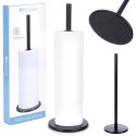 Stojak na papier toaletowy stalowy czarny 47cm BATHROOM SOLUTIONS 569711