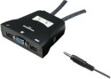 MANHATTAN Przełącznik KVM 2x1 VGA/USB 1920x1440 z audio 151245