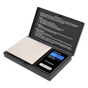 Waga jubilerska Wozinsky WDW-1000 200g 0,01g precyzyjna podświetlana - czarna