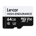 Karta pamięci Lexar High-Endurance microSDHC/microSDXC 64GB