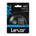 Karta pamięci Lexar High-Performance 633x microSDXC 256GB + adapter SD