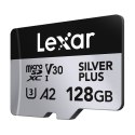 Karta pamięci Lexar High-Performance Silver Plus microSDXC 128GB + adapter