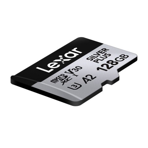 Karta pamięci Lexar High-Performance Silver Plus microSDXC 128GB + adapter