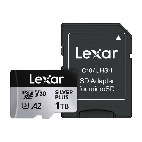 Karta pamięci Lexar High-Performance Silver Plus microSDXC 1TB + adapter