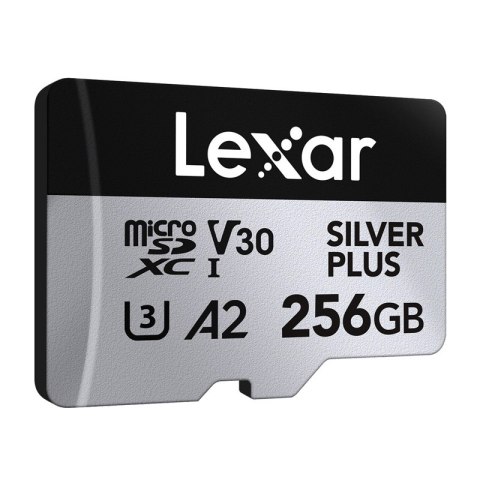 Karta pamięci Lexar High-Performance Silver Plus microSDXC 256GB + adapter