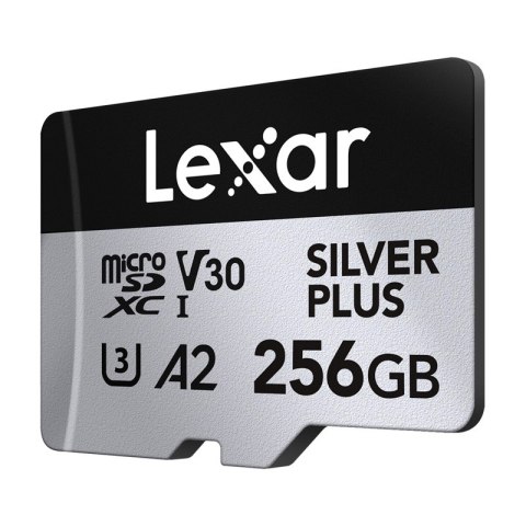 Karta pamięci Lexar High-Performance Silver Plus microSDXC 256GB + adapter