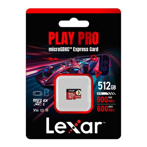 Karta pamięci Lexar PLAY Pro microSD Express 7.1 512GB