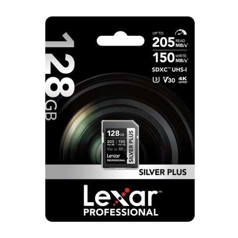 Karta pamięci Lexar Professional SILVER PLUS SDXC 128GB