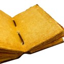Notes Skórzany Vintage 200 stron - Słońce i Księżyc - Skóra bawola - H038