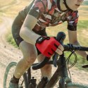 RĘKAWICZKI ROWEROWE SENIOR CZERWONE DUNLOP R.M