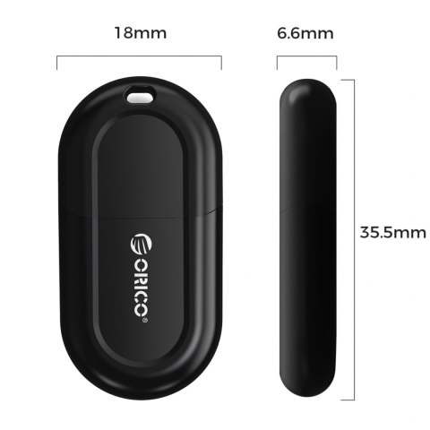Adapter Orico BTA-53 Bluetooth 5.3 USB-A - czarny