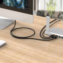 Kabel sieciowy Ethernet Orico PUG-C7 CAT7 10Gbps RJ45 internetowy LAN okrągły 0,5 m - czarny