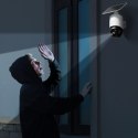Kamera zewnętrzna Dreame Navo Elite 1 Outcam 360° z panelem solarnym - biała
