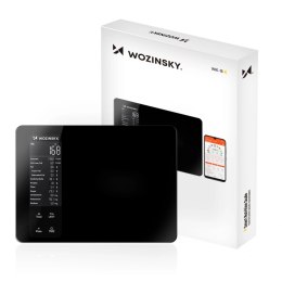 Waga kuchenna Wozinsky WIK-16 inteligentna z wyświetlaczem cyfrowym Bluetooth aplikacja - czarna