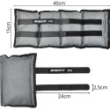 OBCIĄŻENIE NA PRZEGUBY SZARE 4KG (2x2KG) ENERO FIT