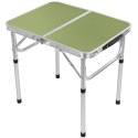 STOLIK TURYSTYCZNY SKŁADANY KEMPINGOWY 60X45X25/56CM ZIELONY