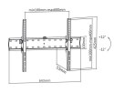 Uchwyt do TV MACLEAN BRACKETS MC-668 (nośność 40kg /37 - 70 cali)