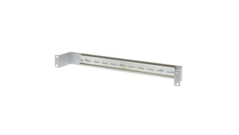 Uchwyt z szyną din do szaf Rack 19"