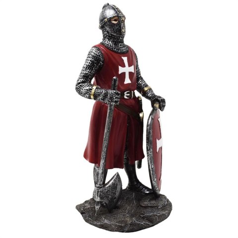 Figurka Rycerz Krzyżowiec 18,5 cm - Polyresin - MC-23133