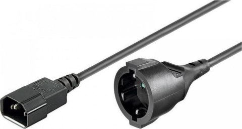 MANHATTAN Kabel zasilania PC przedłużacz Schuko ( F ) na C14 F/M 1.5 m 353724
