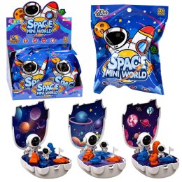 Mini Baza Figurki Kosmonauta Zestaw Kosmiczny Planety Space Mini World