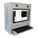 TECHLY Szafa na komputer PC przemysłowy i monitor dotykowy 22" ICRLIM10SV