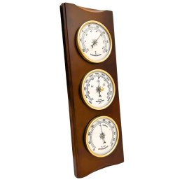 Elegancka Stacja Pogody - Barometr Termometr Higrometr 36cm Retro - YG336