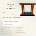 Eleganckie Kule Newtona Premium Duże na Drewnianej Podstawie - YG1300F