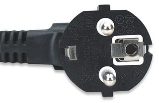 MANHATTAN Kabel zasilania PC Schuko na C13 kątowy 90° 1.8 m 300148