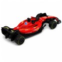 Autko Wyścigówka Metalowa Formuła Napęd Pull Back Czerwona 1:43