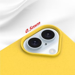Etui pokrowiec case na iPhone 16 Pro - żółty