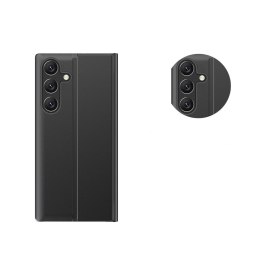 Etui pokrowiec z klapką i podstawką na Samsung Galaxy A35 New Sleep View Case - czarny