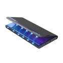 Etui pokrowiec z klapką i podstawką na Samsung Galaxy A35 New Sleep View Case - czarny